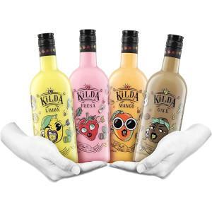 PACHET KILDA CREMA LICHIOR CAPSUNA-MANGO-LAMAIE-CAFEA CU TEQUILA 4 X 0.2L