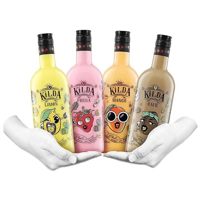 PACHET KILDA CREMA LICHIOR CAPSUNA-MANGO-LAMAIE-CAFEA CU TEQUILA 4 X 0.2L -  | Pravalia cu licori.