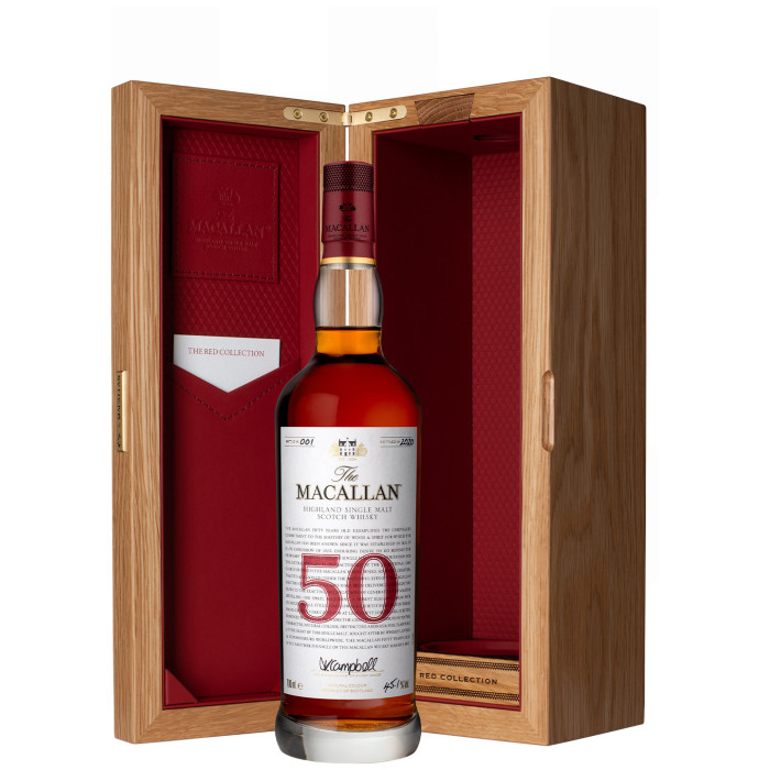MACALLAN RED 50YO WHISKY 0.7L|Pravalia cu licori