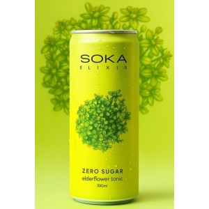 SOKA ELIXIR ELDERFLOWER TONIC 24 X 0.33L -  | Pravalia cu licori.
