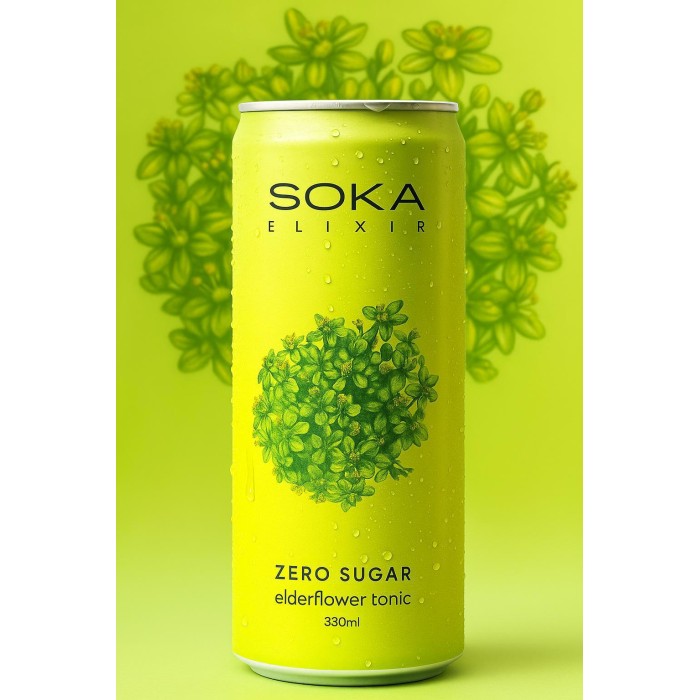 SOKA ELIXIR ELDERFLOWER TONIC 24 X 0.33L -  | Pravalia cu licori.