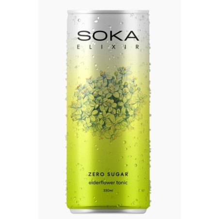 SOKA ELIXIR ELDERFLOWER TONIC 24 X 0.33L Pravalia cu licori